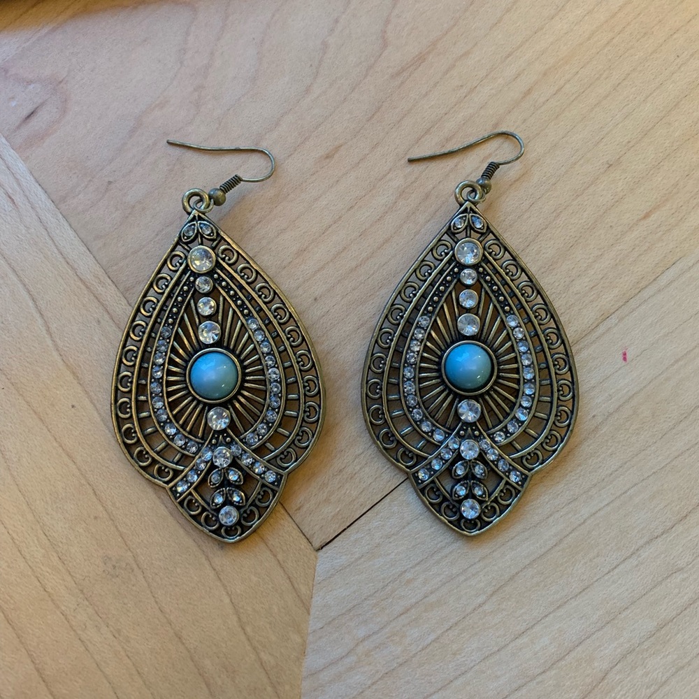🌟2/$10🌟 Large Boho Style Bling Earrings